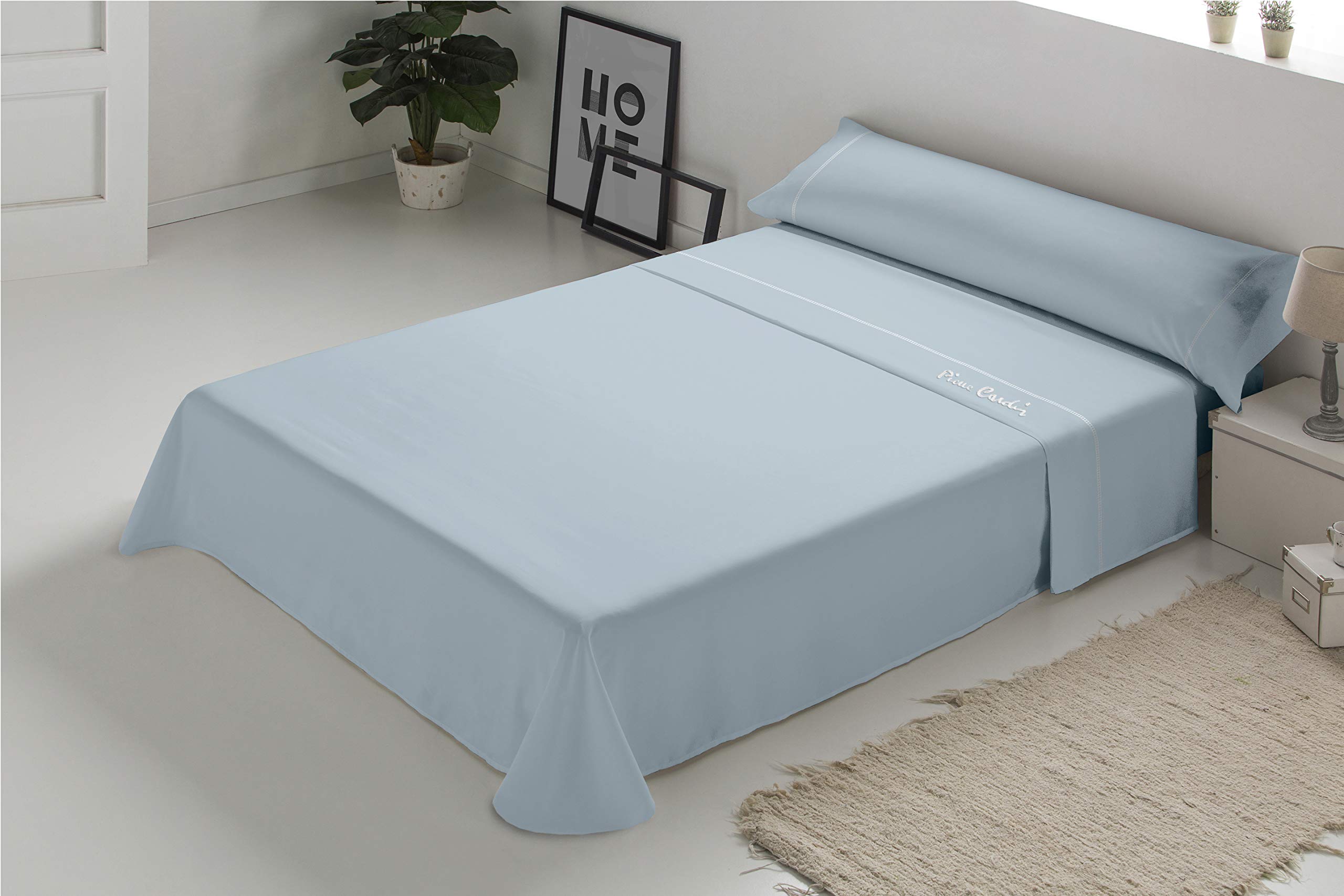 Pierre Cardin - Arcadia 100% Cotton Sheet Set - 90 cm Bed - Blue