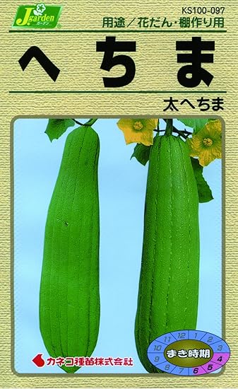 Amazon カネコ種苗 草花タネ097 へちま 太へちま 10袋セット 花
