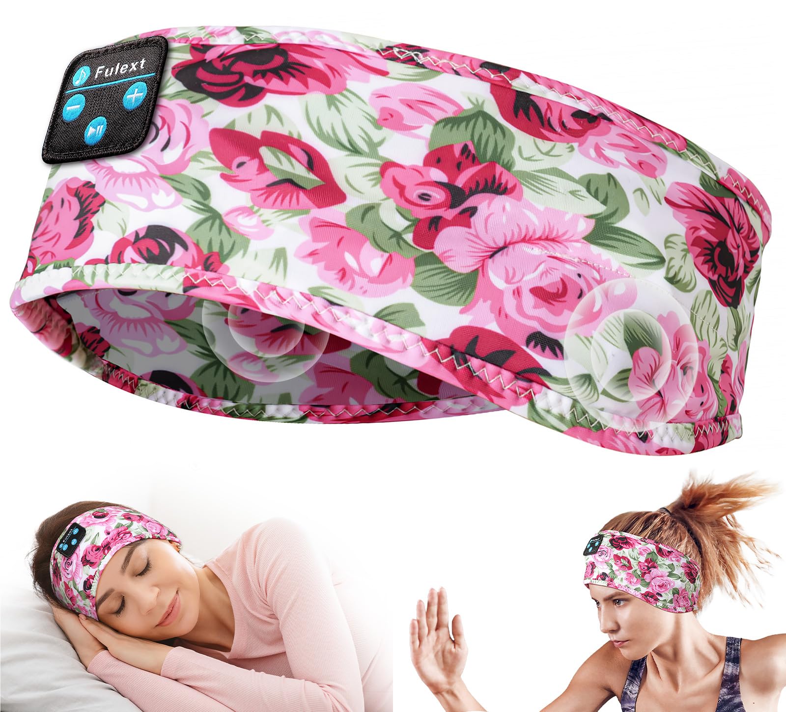 Photo 1 of Fulext Sleeping Headphones Bluetooth Headband, Unisex-Adults Hairband Sound, Long Play Time, Perfect for Sleeping, Relaxation, Meditation, Travel, Yoga, Running, Jogging, Gift