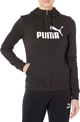 puma essential 400 down hooded jacket