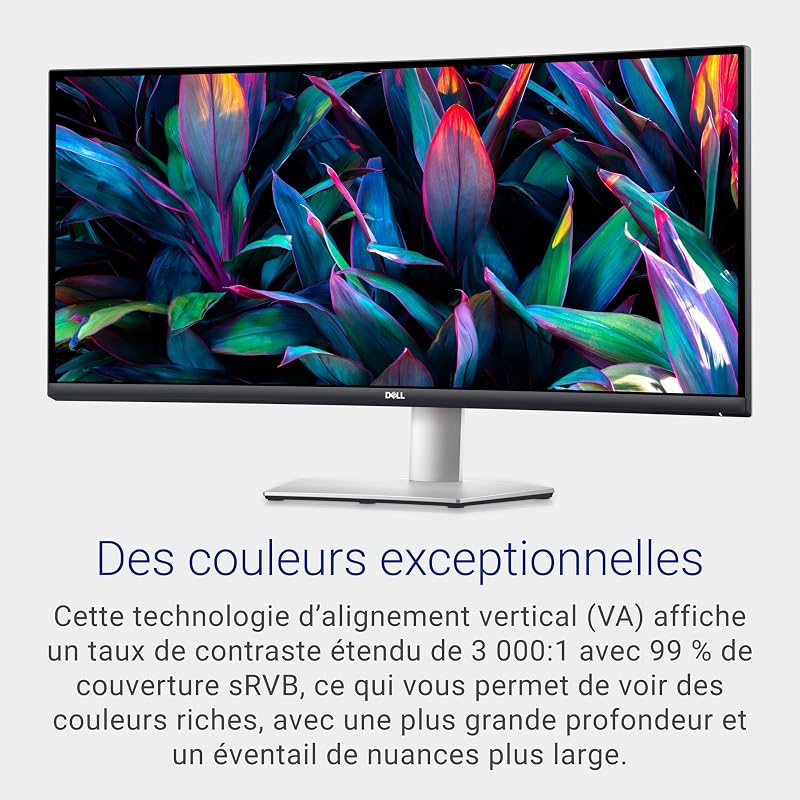 34 USB-C Écran PC - S3423DWC, WQHD (3440x1440), 100Hz, VA, 4ms