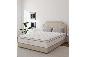 KOANTTI Queen Mattress,12 Inch Memory Foam Hybrid Mattresses in a Box with Individual Pocket Spring,for Pressure Relief & Motion Isolation Queen Size Mattress,CertiPUR-US.