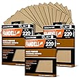 Fandeli | Multi-Purpose Sandpaper | 220 Grit | 75 Sheets of 9'' x 11'' | Ideal for Metal and Wood Sandpaper | Wall Sandpaper | Hand Sanding | Orbital Sanders