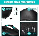 iKristin Back Neck Massager Pillow with Heat Shiatsu Kneading 3 Speeds view 5