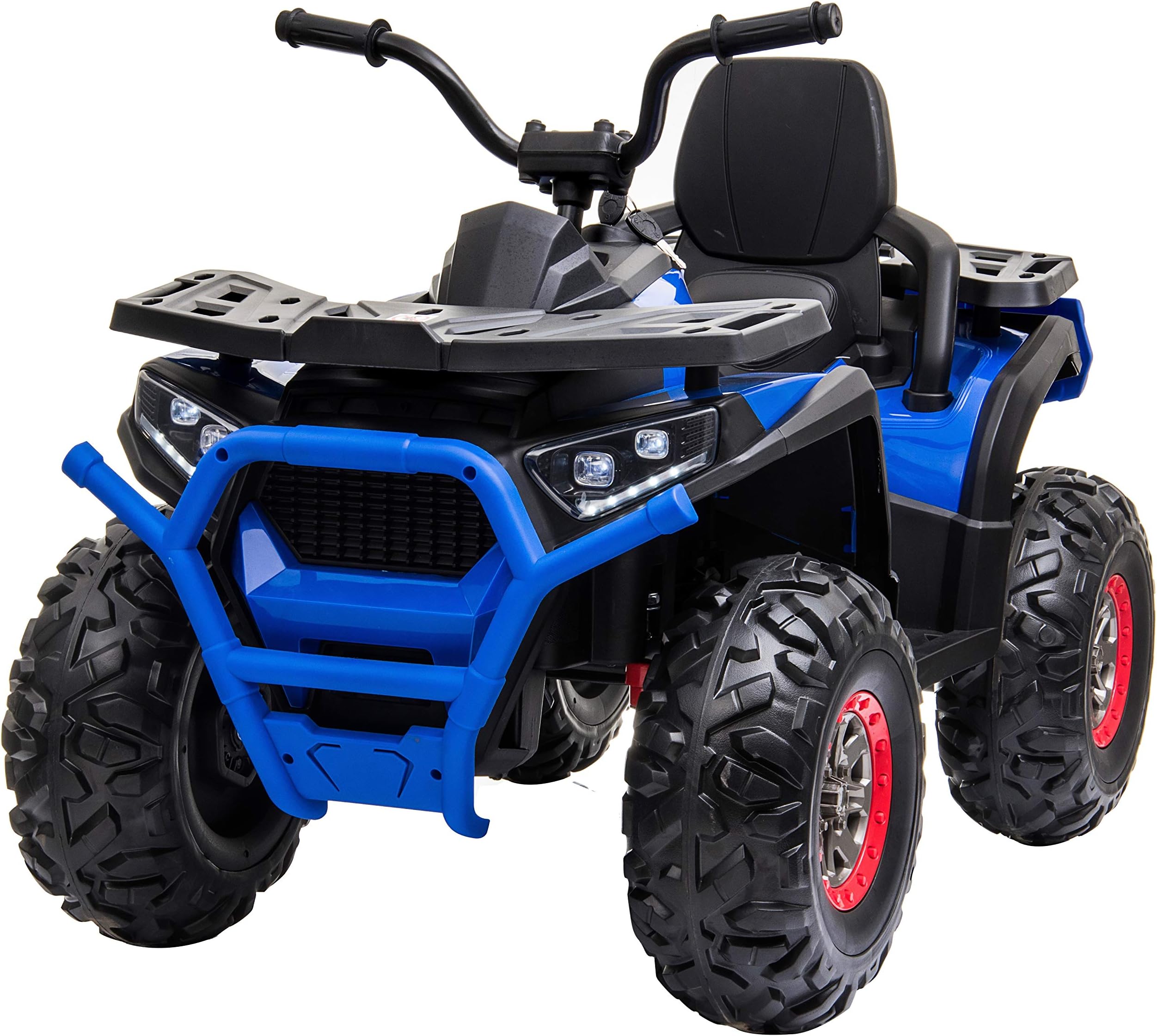 OutdoorToys Desert D9 12v Children’s Electric Ride On ATV Quad Bike - Blue