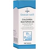 UNDA Calcarea Sulfurica 6X, 100 Tablets | Homeopathic Remedy Helps Temporarily Relieve Skin Irritations and Tender Gums