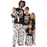 Nite Nite Munki Munki Men's LS Tee and Pant Jersey PJ Set, Star Wars Holiday, Small