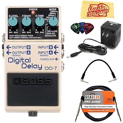 Boss DD-7 Digital Delay Bundle with Power Supply, Panama | Ubuy