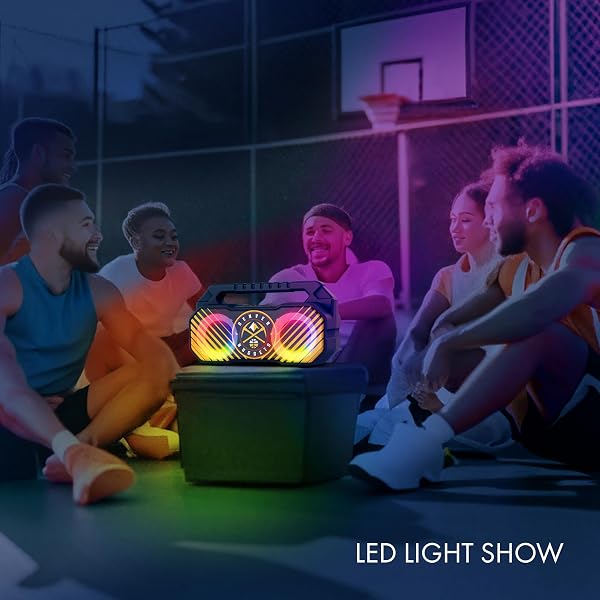 SOAR NBA WIRELESS BOOMBOX SPEAKER, DENVER NUGGETS