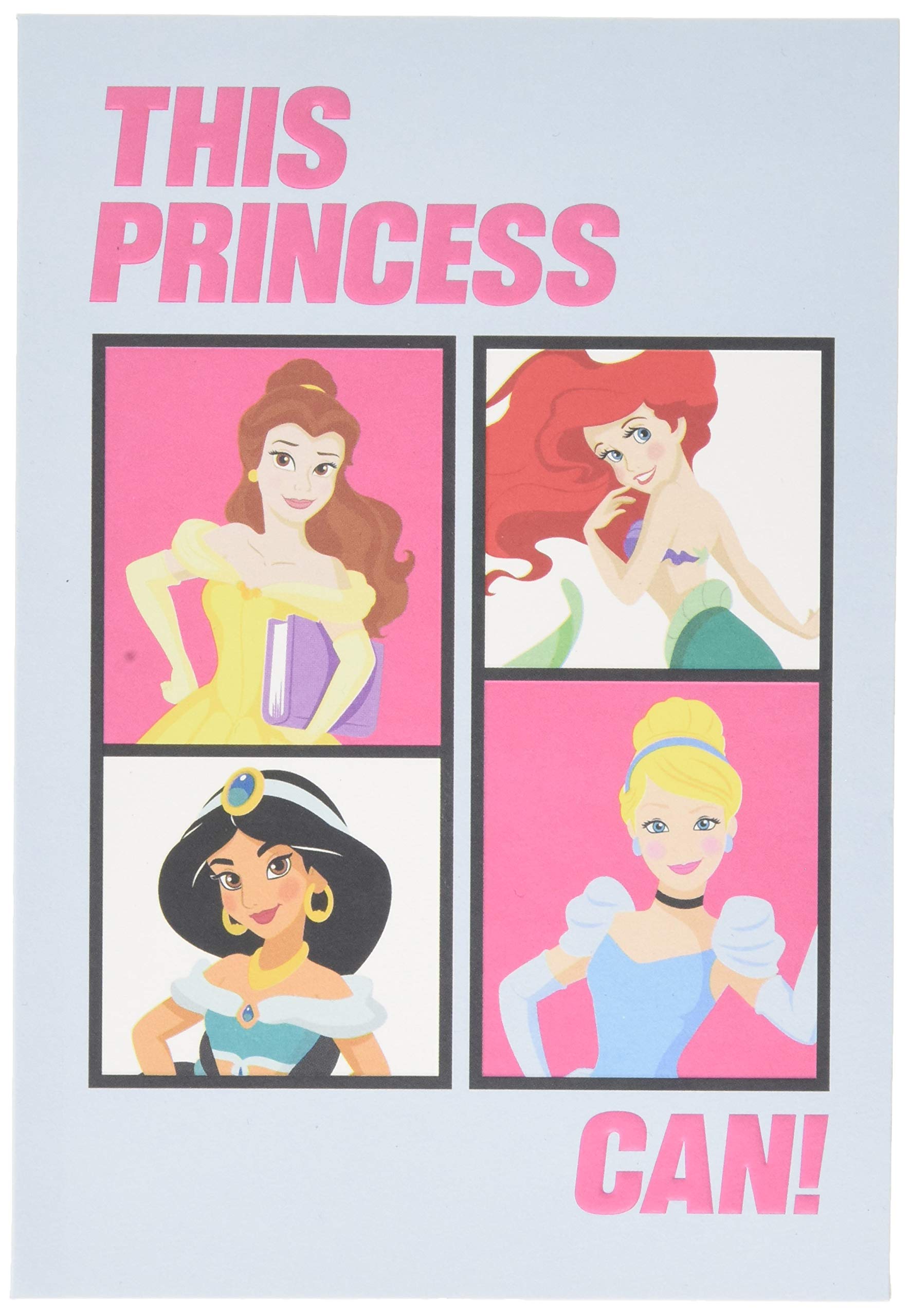 Hallmark General Support/Empowerment Card - Fun, Disney Princess 'State of Kind' Design