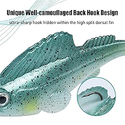 TRUSCEND Fishing Lures for Bass Trout Jighead Lures