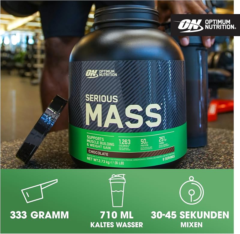 Serious Mass,Proteinpulver, 2.66kg, 8 Portionen