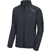 Dasawamedh Men's Running Sport Track Jacket Full Zip Workout Athletic Fitness Jackets for Training