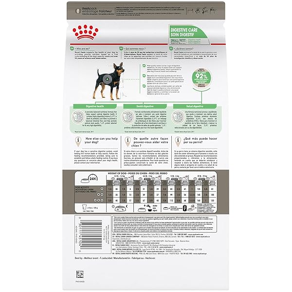 ROYAL CANIN CANINE CARE NUTRITION SMALL DIGESTIVE CARE ADULT DRY DOG FOOD, 3.5 LB
