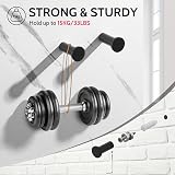 SAYAYO 4P Black SUS304 Stainless Steel Wall Mounted Coat Hooks Heavy Duty 33lbs view 5