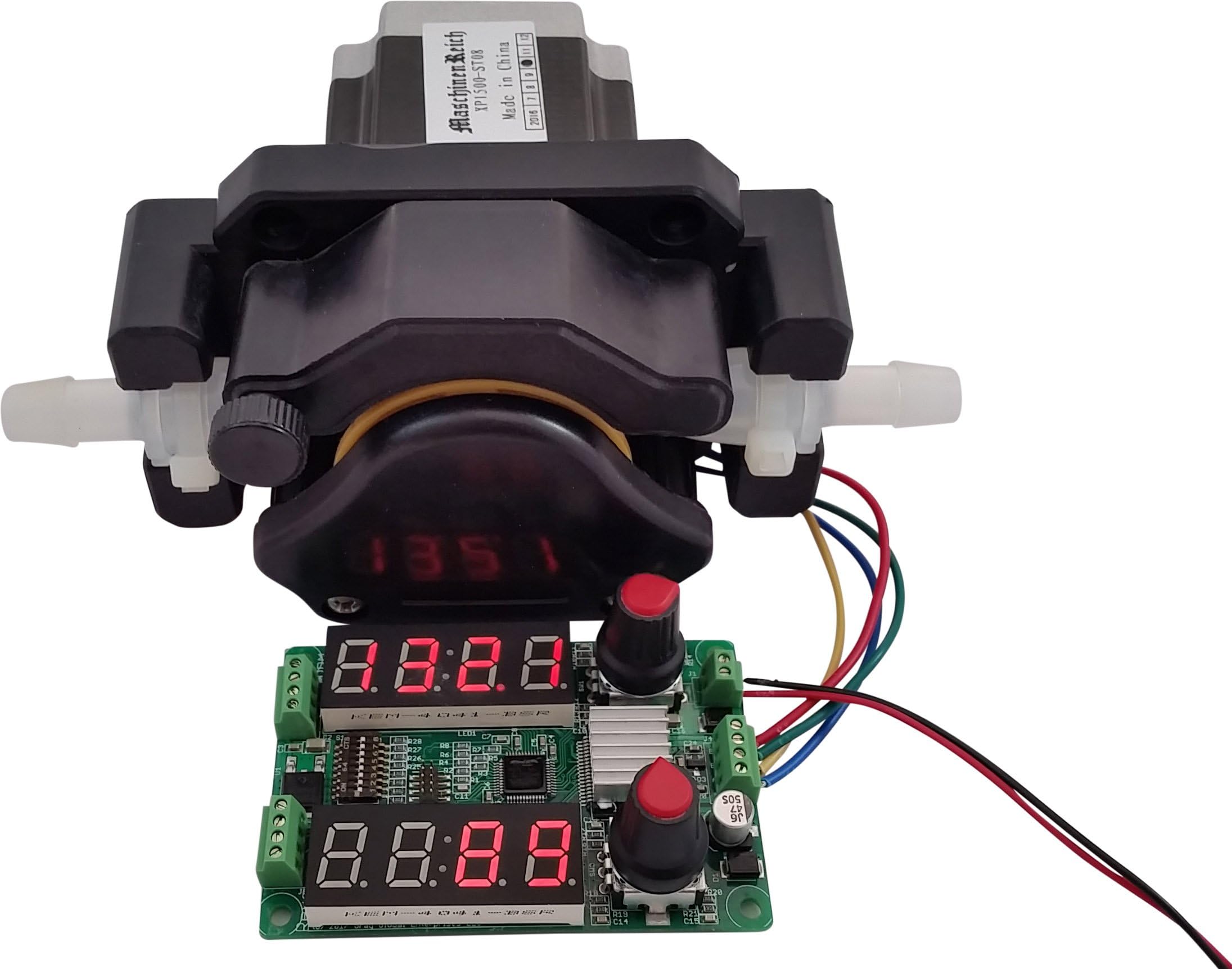 Peristaltic Metering Pump with Stepper Motor and Controller, 12-36V 2200mL/min