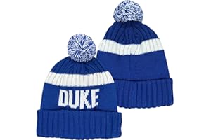 Ofxxu College Team Color Beanie - Fashion Knit Pom-Pom Hat Soft Headwear Cuffed Winter Hat Sport Fans Gift for Men Women Kids