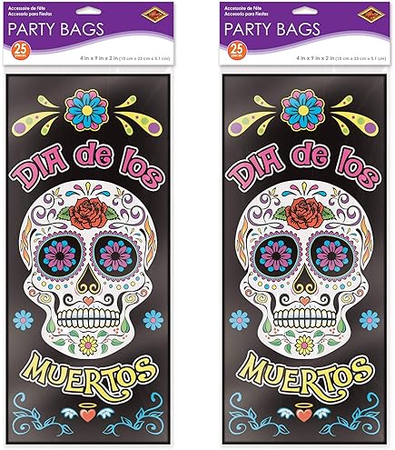 Sweetude 40 Pcs Glow In The Dark Gift Bags Glow Party Gift Treat Bag With Handles - View #6