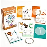 YIYDONG Arabic Flash Cards for Beginners, Learn Arabic Alphabet for Kids, Teens and Adults, Educational Language Learning Resource for Grade School, Classroom, Homeschool Supplies