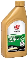 Idemitsu Full Synthetic 0W-20 Engine Oil SN/GF-5-1QT