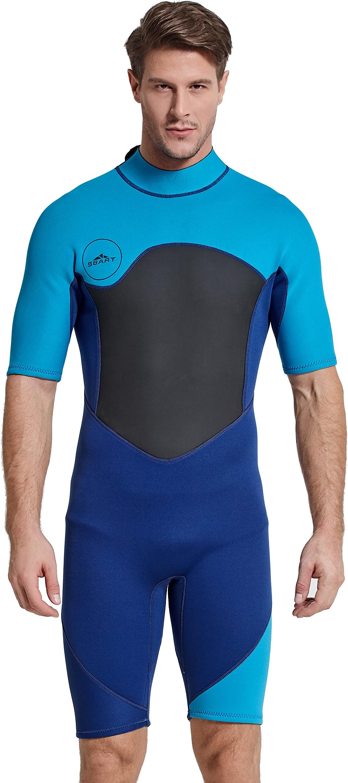Unisex Short Sleeve 2MM Neoprene Wetsuit Men for Surfing One Piece Triathlon Scuba Diving Spearfishing Wetsuit Women Surfing