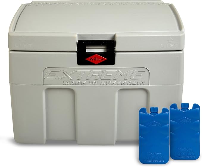 Willow 50L Extreme Cooler & 2 x Willow Medium 350mL Ice Bricks Combo