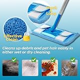 Zeltauto Reusable Mop Pads for Flash Speed Mop 4 Pack Microfibre view 5