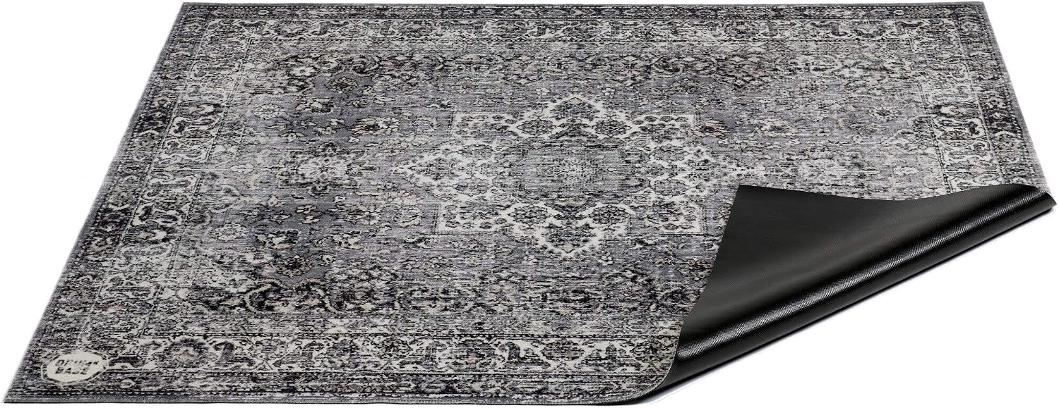 Drum N Base Vintage Stage Rug (Large) - Grey, 185 x 160 cm (Rectangular) - Image 3