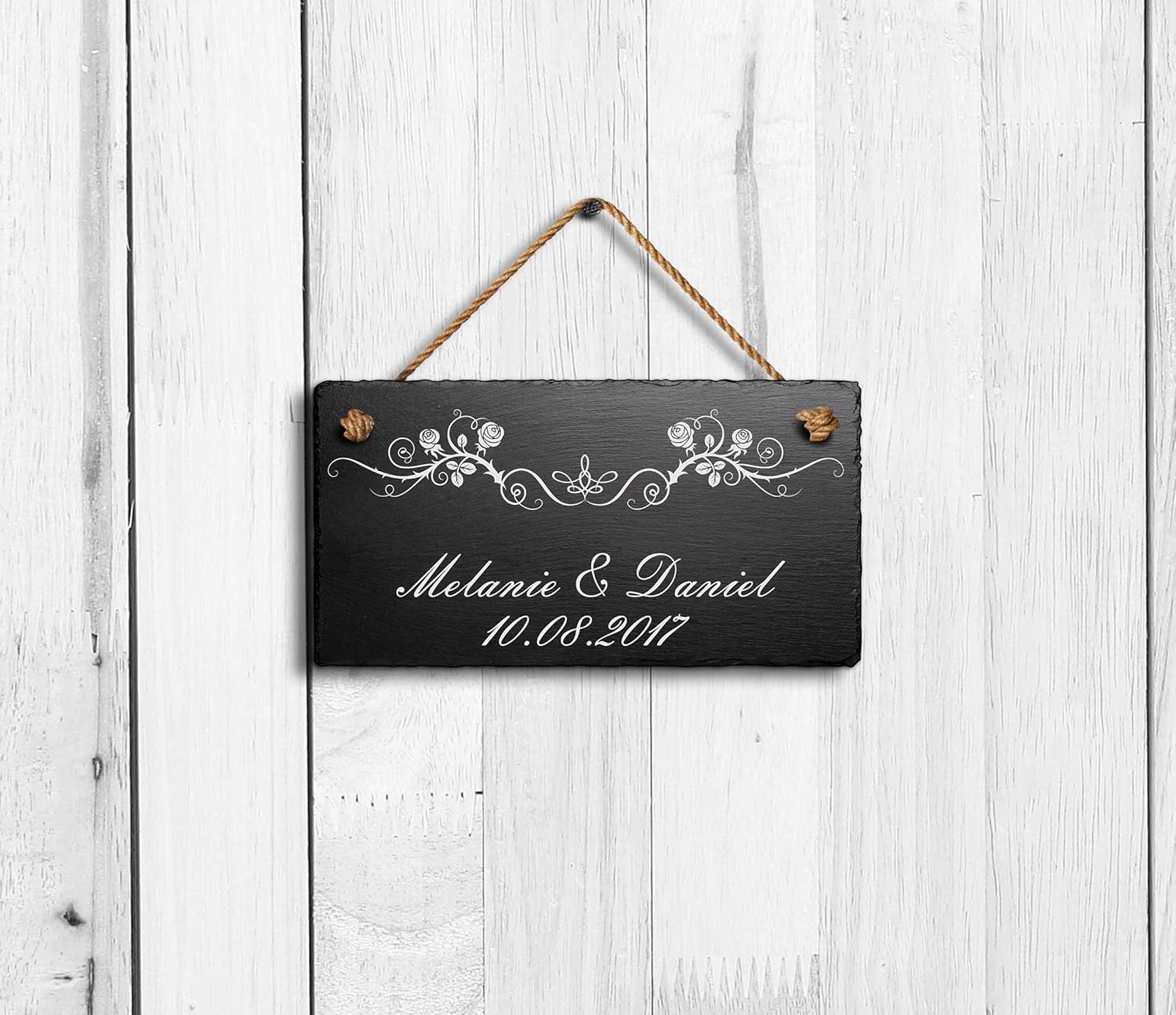 Schone Schiefer Turschilder Fur Die Haustur Mit Gravur Schiefer Schild Mit Kordel Zum Aufhangen In 3 Grossen Gravierte Namensschilder Klingelschilder Mit Namen Oder Texten Herzlich Willkommen Hausnummern Plaketten Baumarkt