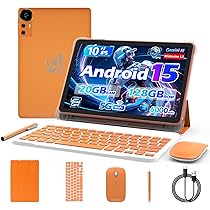 polegadas 10 de 15 Android Tablet 64GB RAM 12GB タブレット 15 Android com GB 64 + RAM de GB 12 capa, Androidタブレット本体