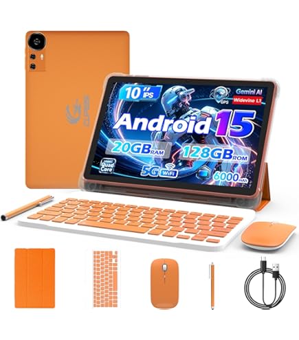 Amazon.com : 2 in 1 Tablet with Keyboard Case Mouse Stylus, 10