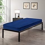 Gilbins Cot Size 30" x 75" Fitted Sheet, Made of Cotton, Perfect for Camp Bunk Beds / RVs / Guest Beds