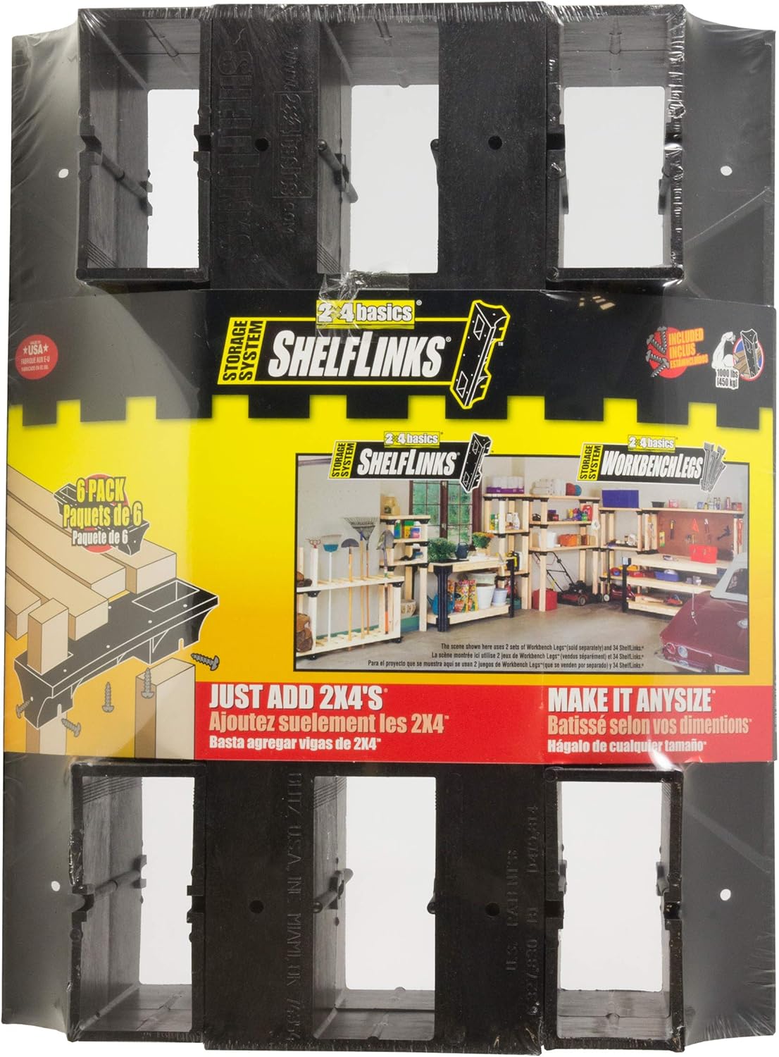 work benches home depot on 2x4basics 90164 Custom Work Bench And Shelving Storage System Black Home Improvement