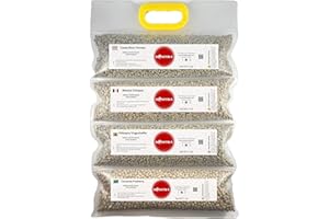 Roastika - Unroasted Coffee Bean - 4lb (pack of 4) - Sampler Pack - Bundle 2A (COSTA RICA TARRAZU/MEXICO CHIAPAS HG EP/ETHIOPIA YIRGACHEFFE/TANZANIA PEABERRY KILIMANJARO) Green Coffee Bean