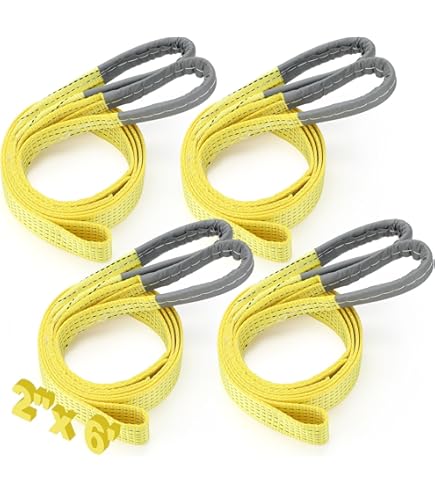 Lift-All EE2804DTX10 Polyester Web Sling, Type 4, 4