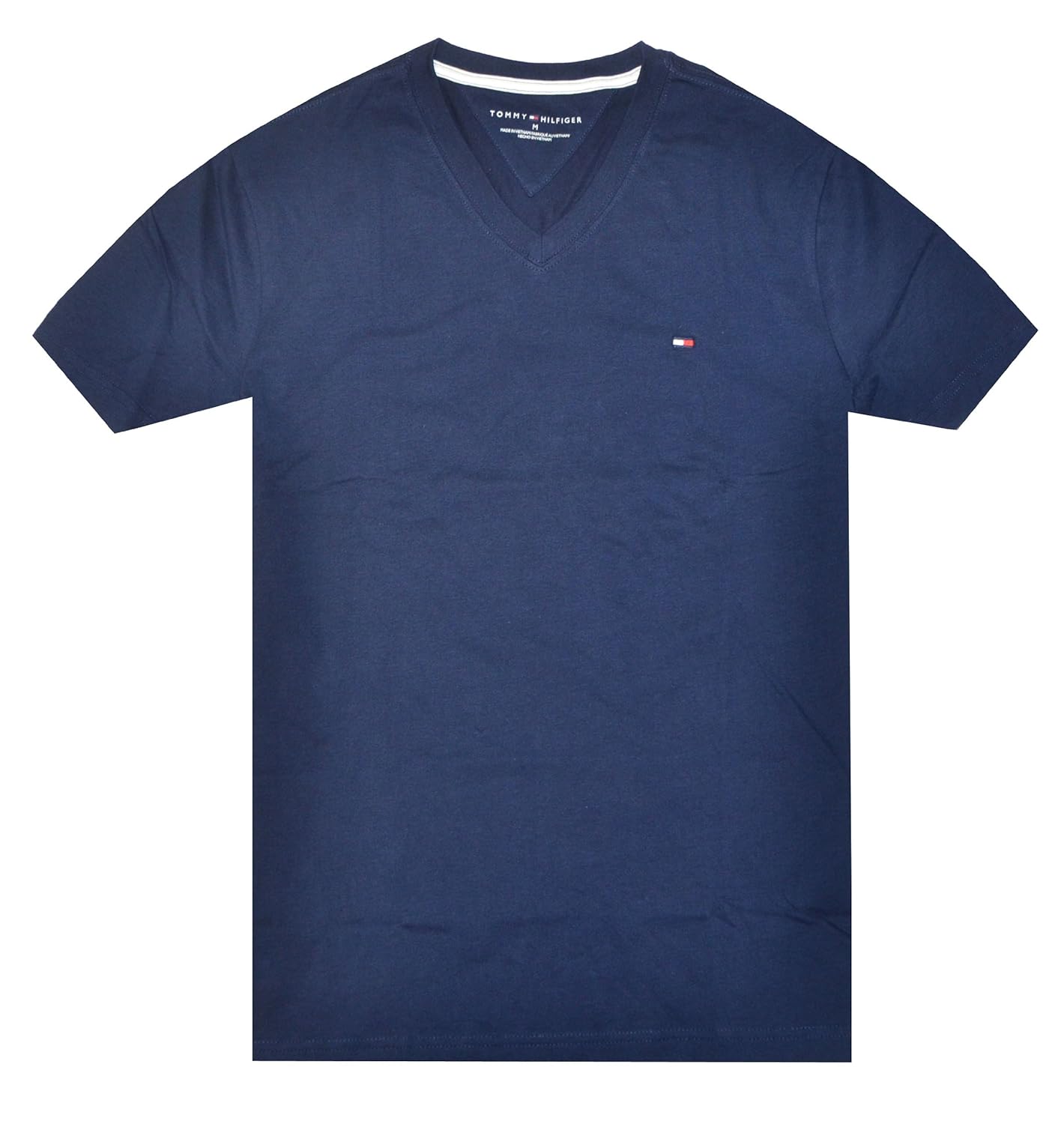 Tommy Hilfiger Männer VAusschnitt Classic Fit Logo TShirt Amazon.de