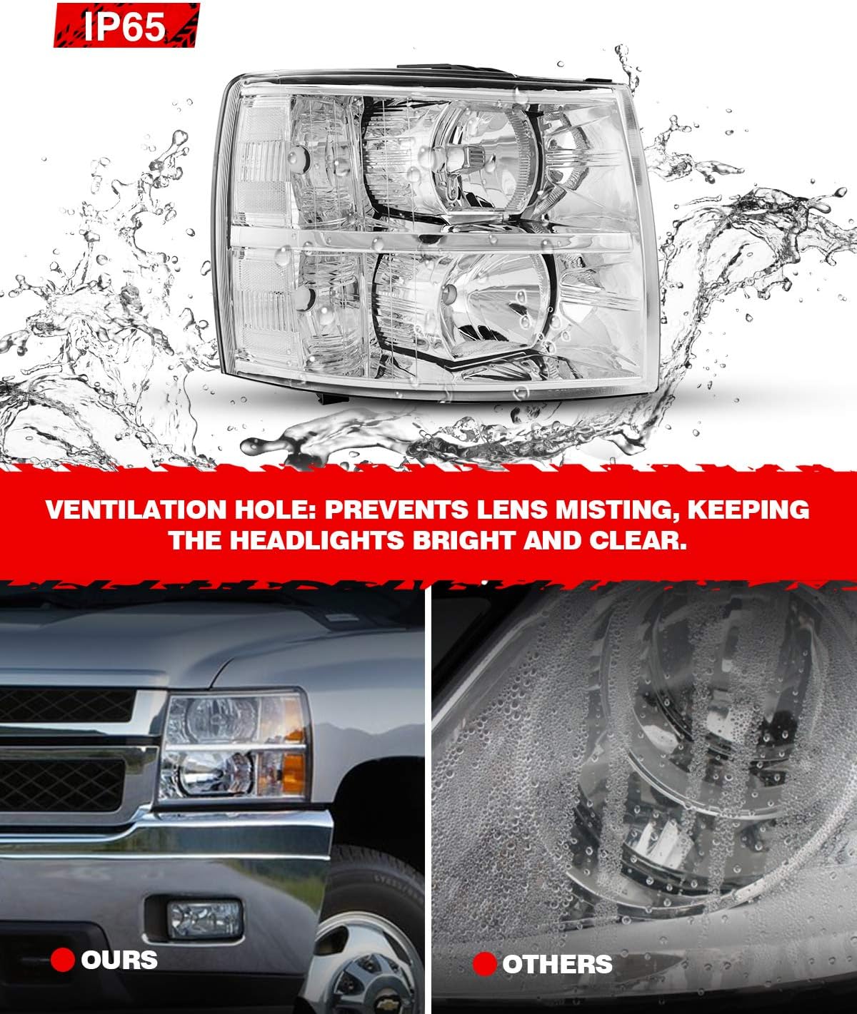  OE Silverado, Chevrolet 20072013 for Assembly Headlight Replacement