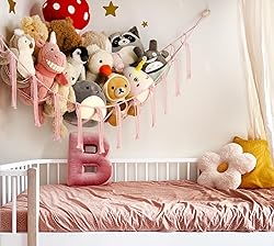 Large Stuffed Animal Storage Hammock Corner Net