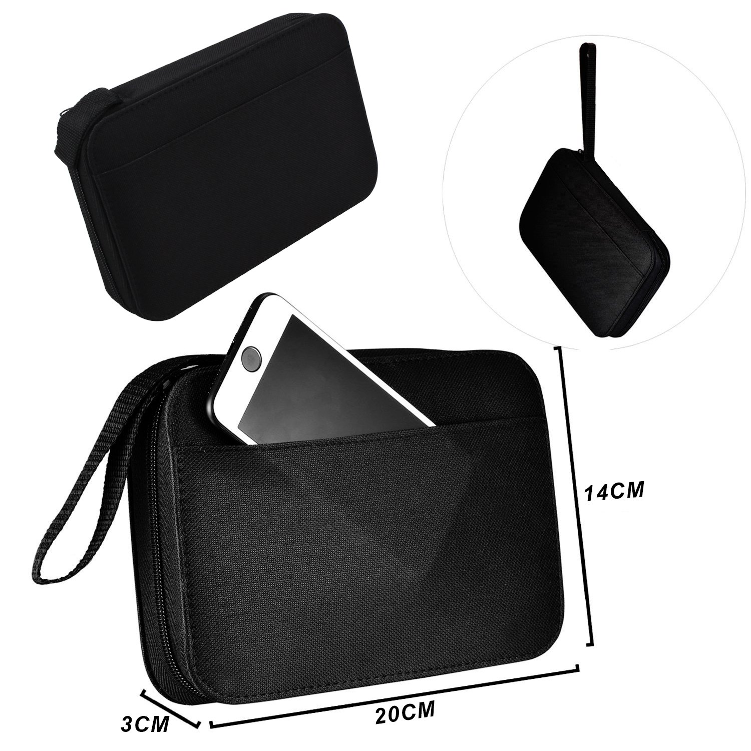 JUNING Set da Cucito con 90 Accessori，Portatile kit da cucito per principianti o per viaggi