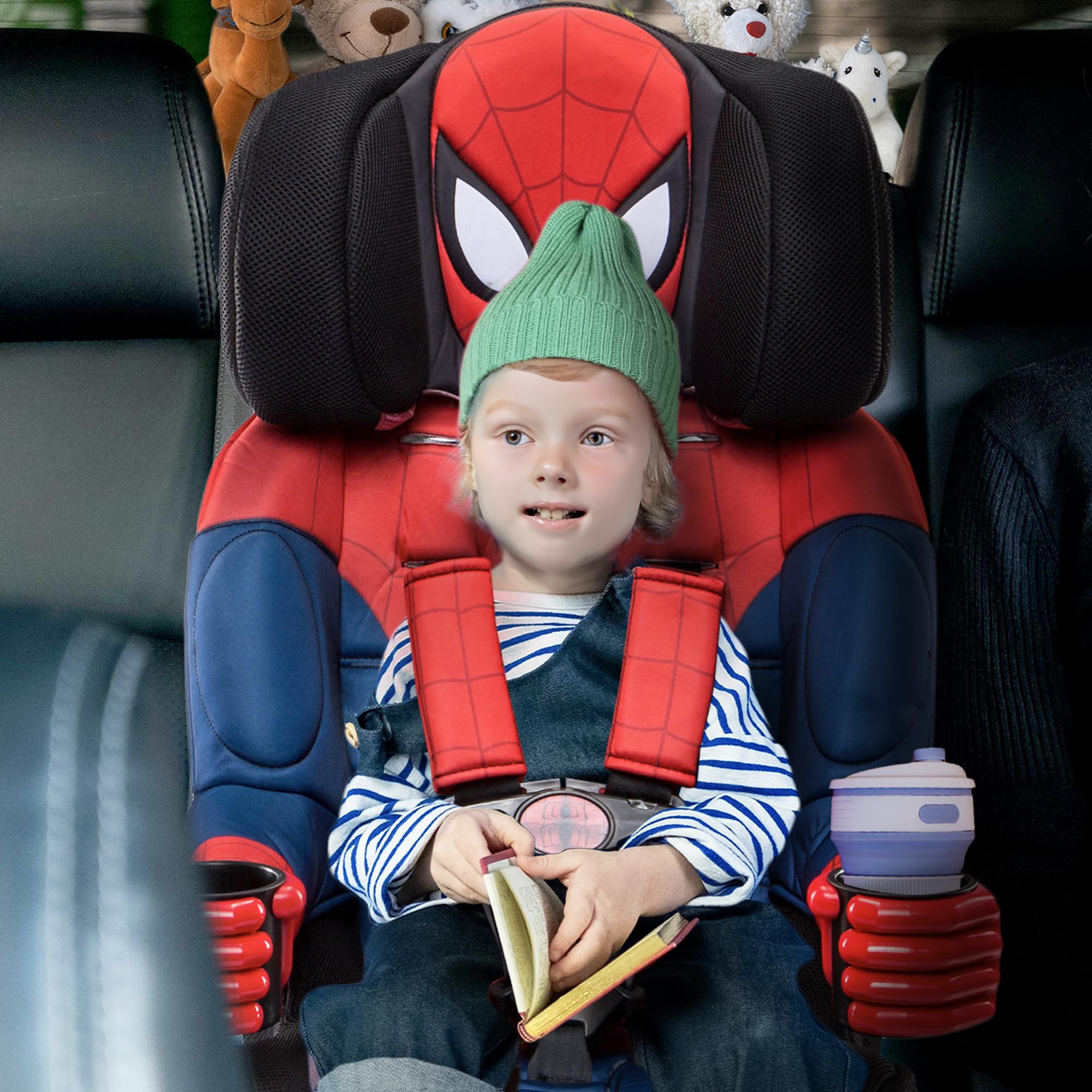 KidsEmbrace 2in1 ForwardFacing Harness Booster Seat, Marvel Spider