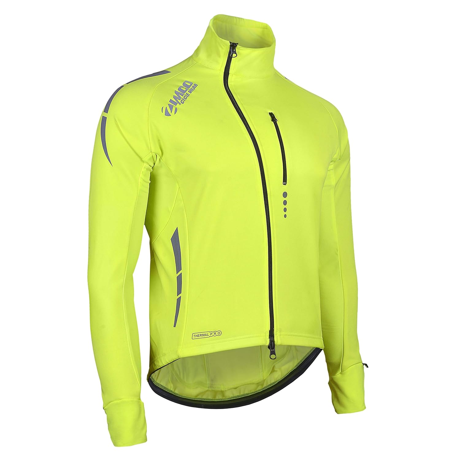 Buy Zimco Cycle wear Pro Men's Winter Cycling Jackets High Viz Bicycle Jersey Windproof Thermal