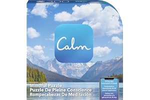 300-Piece Calm Jigsaw Puzzle for Relaxation, Stress Relief, and Mood Elevation, for Adults and Kids Ages 8 and up, Jasper Lak