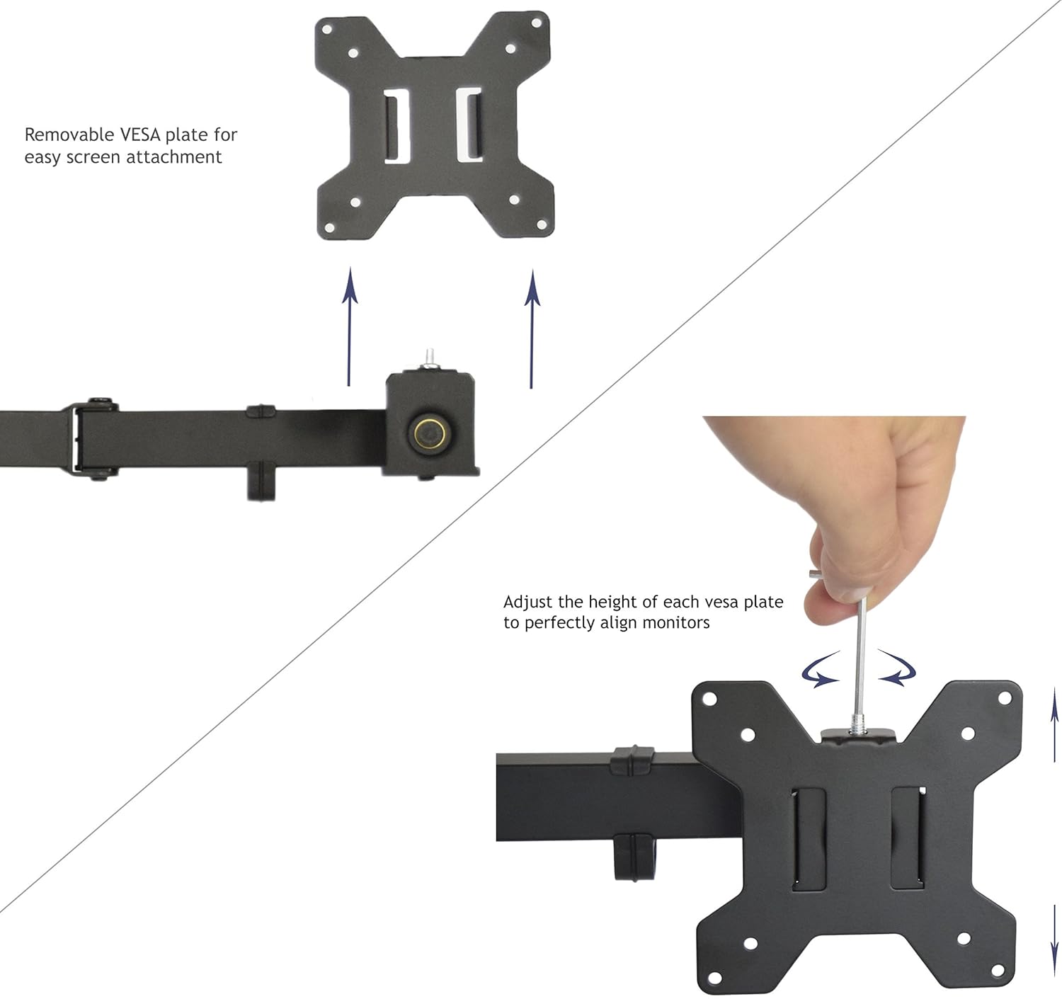 VIVO Single LCD Monitor Desk Mount Stand Fully Adjustable