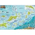 British Virgin Islands BVI Laminated Wall Map