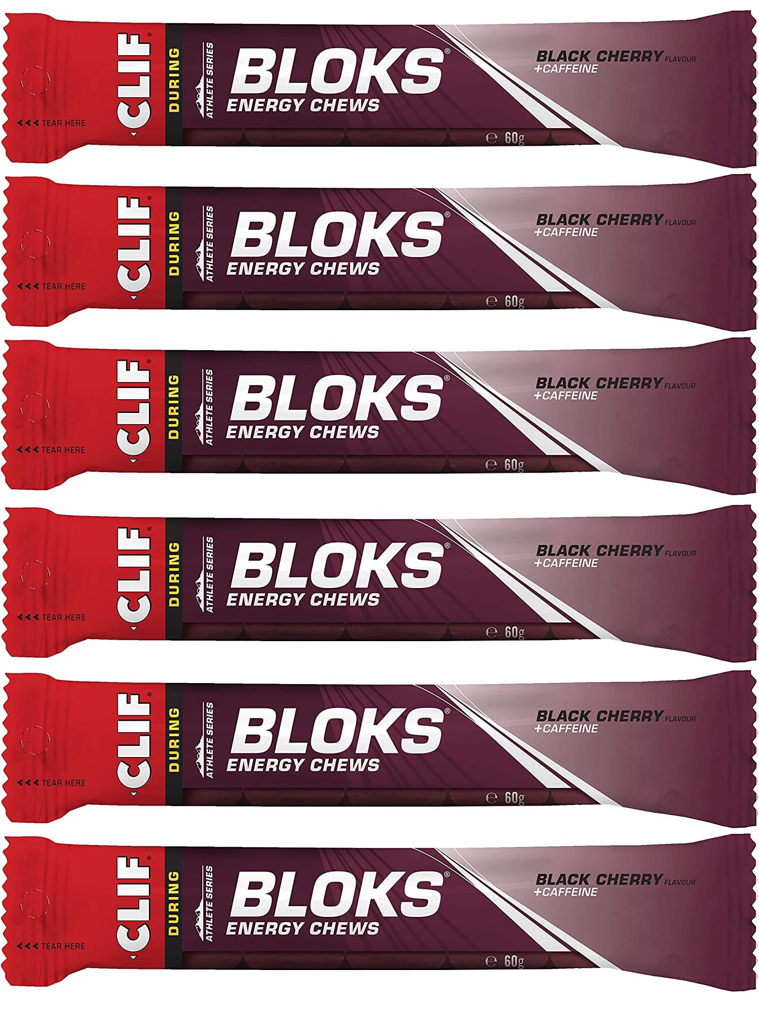 Clif Bar Shot Bloks Black Cherry 60g (6 Pack)