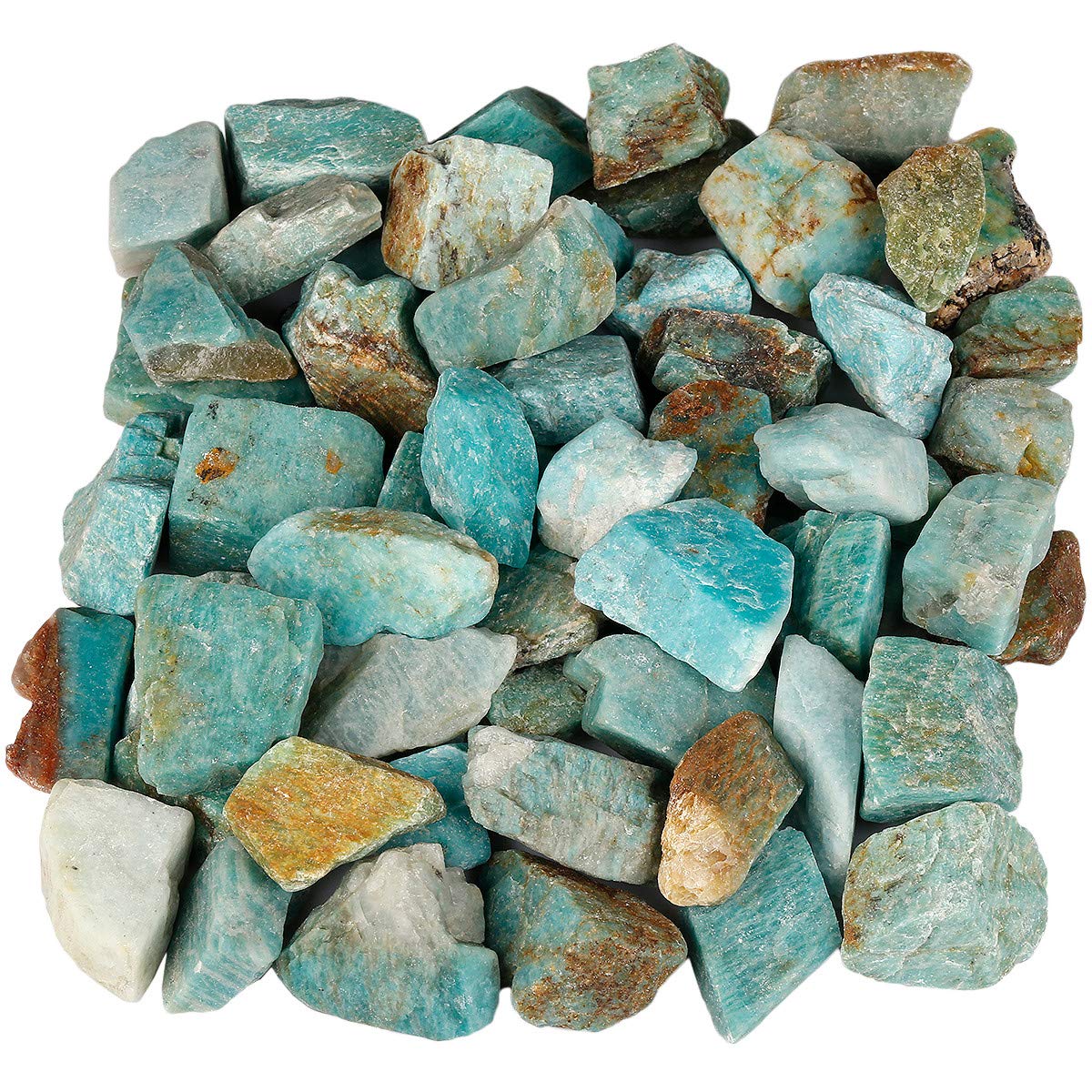 KYEYGWO Aquarium Natural Crystal Stones for Decoration, Decorative Stones and Gravel for Garden Vase Plant Pots Fish Tank 1 Pound