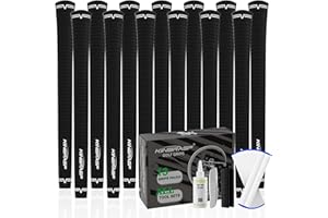 KINGRASP Golf Grips, Standard/Mid Size 5 Colors for Choice, Rubber Golf Club Grips Golf Grips Kit