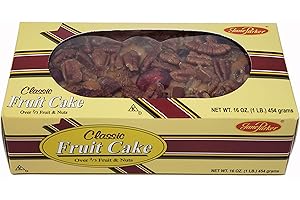 Jane Parker Fruitcake Classic Light Fruit Cake 1 pound (16 Ounce) Loaf-Holiday-Christmas Cake-The Best Fruitcake You Can Buy
