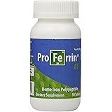 Proferrin ES Heme Iron Polypeptide Dietary Supplement Tablets, Blue/Green, 90 Count