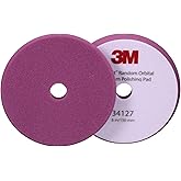 3M Perfect-It Random Orbital Foam Polishing Pad, 6"/150 mm, Purple, 34127, for Automotive Compounding and Polishing